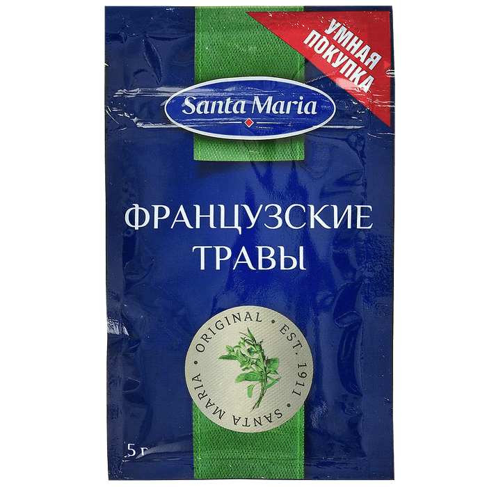 Французские травы. Французские пряности. Santa Maria приправа пряная зелень. Санта Мария смесь трав.