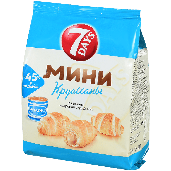 7days мини круассан какао 105г. Круассаны 7 Days мини 105г. Чипита круассаны 7 дейс. Круассаны мини 7 Days с кремом вареная сгущенка 105гр.
